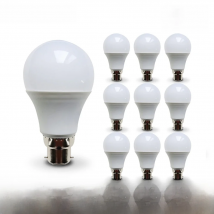10pcs/lot LED Bulb B22 Lamp Bayonet Lampada 21W 18W 15W 12W 9W 6W 3W Cold White Warm White Ball Light  Bombill AC 110V 220V 240V