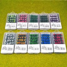 Boxed DIY building model materials for static grass Wargame Grass Tufts Building Layout Sand Table Flower Cluster model kit