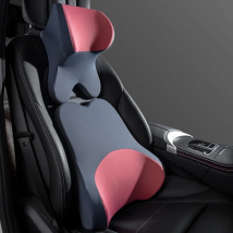 Car Lumbar Support Headrest Neck Pillow Support Universal Soft Neck Pillows Cushion Car Memory Foam Lumbar Pillow Back Support