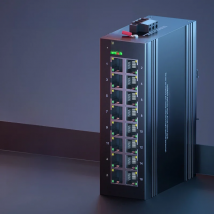 Industrial Ethernet Switch 16-Port Gigabit 100/1000Mpbs Unmanaged IP40 Ethernet Network Switch