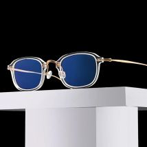 Vintage Titanium Optical Glasses Frame Men Women Transparent Square Prescription Myopia Eyeglasses Frame Luxury Brand Eyewear