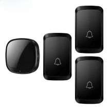 CACAZI  USB Wireless Doorbell 300M Range Home Intelligent Waterproof Door Bell 60 Chimes 1 2 Button 1 2 3 Receiver 2021 Newest