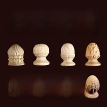 Vintage Wood Carved Cabinet Seat Feets European Style Home Decor Applique Ornament Furniture Sofa Legs Decoration Accessories