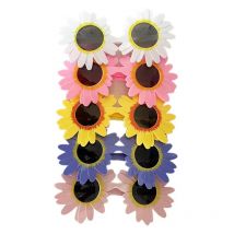 Daisy Sunflower Glasses Party Carnival Glasses Crazy Fancy Novelty Party Sunglasses Dress Up Glasses Suitable Kids Adults Toy