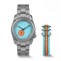 Boderry Field Watch Titanium Quartz Watches VOYAGER 38 Mens 100M Waterproof Clock Military Sport Luminous Business Wristwatch