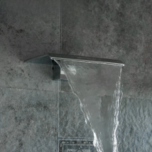 Becola Basin Faucet Spouts Water Outlet Shower Faucet Spouts Bathroom Faucet Accessories Wall Type Waterfall Faucet