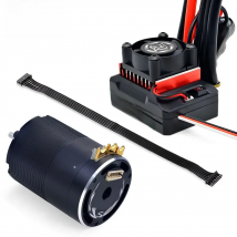 Rocket-RC Motor Supersonic Sensored Brushless 540 Motor 120A brushless Esc and 120A ESC Combo for 1/10 RC Car RC Motor RC Esc