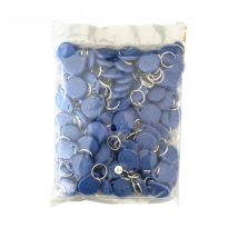 100pcs 125khz TK4100 EM4100 RFID Proximity Keychain Door Entry Access Control 125K Read Only ID Token Keyfob Tag Keys Keykobs