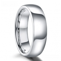 Somen Men Women Ring 2/4/6mm Tungsten Ring Wedding Band Anti-Allergy Smooth Couple Wedding Ring Fashion Jewelry Anillos Mujer