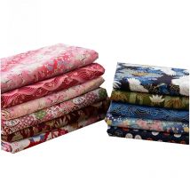 Bronzed Cotton Fabrics Japanese Printed Fabric For Kimono Home Handmade Sewing Materials  TJ1023