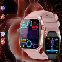 2025 New 24/7 Health Tracker ECG+PPG Monitor Smart Watch Women Uric Acid BT Call Lipid Blood pressure Women Menstrual Smartwatch