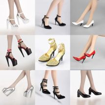 Toyscentre TCT-035 TCT-036 1/6 Female High Heeled Sandals Hollow TCT-004 5 6 7 8 Shoes Model Fit 12'' Action Figure Body Dolls