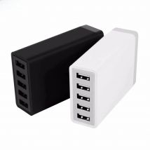 ILEPO 40W 5 USB Charger Fast Charger 5V2A Quick Charge Charger Station Dock With Cable For iPhone iPad xiaomi Kindle AU US EU KR