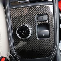 For Ford Mustang Mach-E Mach E 2021 2022 Carbon Fiber Interior Gear Shift Panel Decor Cover Trim Sticker Car Accessories