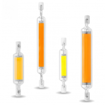 LED Bulb R7S 78mm 5W 10W R7S Spotlight 118mm 10W 20W 220V Dimmable COB Lamp Light Glass Tube Replace 30W 50W 100W Halogen Lamp