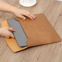 Computer Sleeve Case for ( MacBook Mac Book iPad ) Air M1 M2 13 14 15 6 16 Pro 12 9 11 Inch Cover Bag Pouch Briefcase Leather