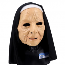 Halloween Nun Mask Latex Masks Cosplay Face Masques With Headpiece Wholesale And dropshipping