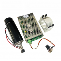 48V 500W Air Cooled Spindle Motor 52mm Diameter ER11 Chuck 8mm  3.175 Collet CNC 0.5Kw Spindle Motor for Engraving