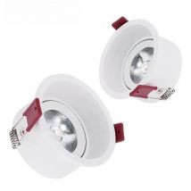 CRI90 Anti-glare LED 5W 7W 10W 12W Embedded Ceiling Downlight Round Spotlights Recessed Led Indoor Ceiling Light For Jewelry