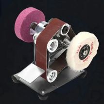 Multifunctional Grinder Mini Electric Belt Sander Sharpener Cutter Knife Edges Electric Bench Grinder Polisher Machine 7 Speed