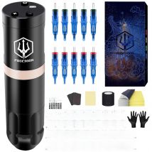 POSEIDON Tattoo Kit Wireless High Power Tattoo Pen Kit For Permanent Makeup Tattoo Machine Kit Hot High Quality Tattoo Gun Kit