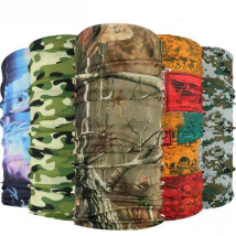 New Multi Functional Bandana Headband Ring Neck Scarf Camouflage Leaves Seamless Tubular Magic Face Scarf Gift for Baby