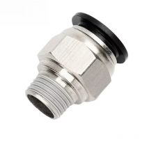 30/50/100PCS Pneumatic Fittings Male thread -M5 1/8 1/4 3/8 1/2 01 02 to Tube push air tube Straight connection PC4 6 8 10 12mm