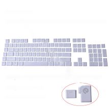 A full set G915 109pcs + 2pcs Key Caps for Logitech G813 G913 G815 G915 Wireless Keyboard US / UK Version White Color