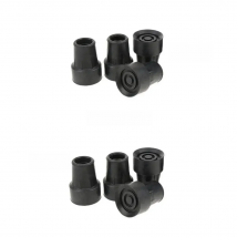 4 Pcs Anti Skid Rubber Walking Stick Ferrules Crutch Bottom Pads Heavy Duty Cane Bottom Ends Protector Spare Replacement