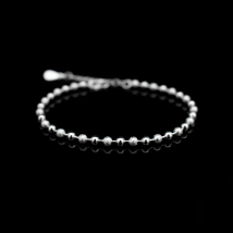 Hot Sale Classic Simple Small Round Ball Chain Bracelets 925 Sterling Silver Frosted Bead Bracelet Women Jewelry Hand Chain Gift