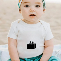 Happy Birthday MOMMY Print Cotton Baby Clothes Newborn Boys Girls Romper Cute Soft Infant Clothes Sleepsuit Gift for Mom