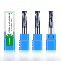 GAMONT HRC50 Tungsten Steel Carbide Endmills 2-Flute Black Nano Coating Flat Milling Cutter For Steel CNC Machinery Maching Tool