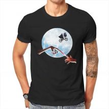 Poster E.T. the Extra-Terrestrial Alien Film Men T Shirt  Alternative Oversized Crewneck TShirt Big sales Harajuku Streetwear