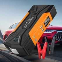 28000mAh Car Jump Starter 1000A Starting Device Portable Power Bank Battery Starter Launcher For Car Booster Articles With Pump