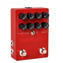 FLAMMA FS22 Ekoverb Dual Reverb Delay Pedal with Freeze and Trail On Function with Power Supply