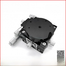 XYR axis 3 axis 60*60mm Manual trimming platform Translation table and rotary table Cross rail LS60-L,LSP60-L，XYR60-L 60*60mm