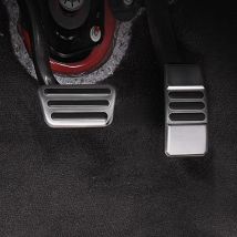 Stainless Steel Car Pedals Gas Brake Pedal Cover Accessories For Ford Mustang 2016 2017 2018 2019 2020 2021 2022 2023 2024 2025