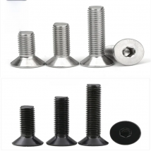 5-50 stücke Allen Schlüssel Kopf Din7991 M2 M 2,5 M3 M4 M5 M6 Edelstahl 304 Oder Schwarz hex Buchse