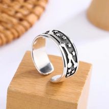 New Arrival Fashion Big Dipper Design Thai Silver Female Finger Ring Jewelry For Women Valentine's Day Gifts