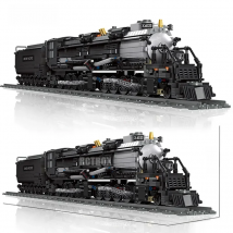 Classic Technical Train Buildings Blocks Big Boy Steam Locomotive Railway Tracks Sets  DIY Kids Toys For Birthday Christmas Gift