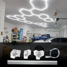 DIY LED tube Hexagon connector cable accessories for honeycomb Lamp 110-240V for Barbershop Workshop garage 4s Car Body Lighting