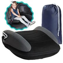 Portable Inflatable Booster Car Seat PVC Travel Inflatable Seat Cushion Comfortable Narrow Backless Booster Car Seat for Kids