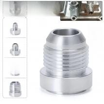 CNSPEED AN6 AN8 AN10 AN12 AN16 AN20 Aluminum Nitrous Hose Fitting Male Billet Straight Male Weld Fitting Adapter Weld Bung