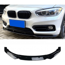 For BMW F20 F21 1-Series 116i 118i 120i 2011-2019 Car Front Bumper Spoiler Lip 3Pcs PP Bumper Canard Lip Splitter