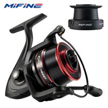 Kołowrotek spinningowy MIFINE KUDO 10kg Max Drag płytka/głęboka metalowa szpula 4.7:1 6+1BB