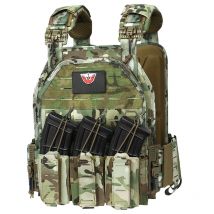 Artex 6094 Combat Vest Outdoor Hunting Protective Shoulder, Adjustable Airsoft Plate Carrier 1000D Nylon Outdoor Tactical Vest