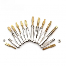 10 Set M2 / M3 Iron Metal U-shaped Chuck Copper Column Tie Rod Connector for RC Connector Screw Spare Parts DIY