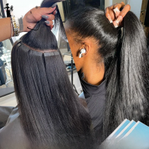 Straight Tape In Hair Extensions Human Hair Skin Weft Extension Invisible Tape Ins Brazilian Tapes In Extensions Virgin Hair For
