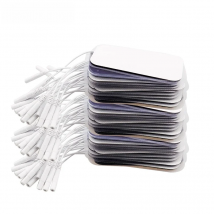 20Pcs Self Adhesive Gel Electrode Pads 5*9cm for Tens Physiotherapy EMS Nerve Muscle Stimulator TENS Therapy 2.0mm Plug