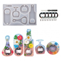 Bottle Opener Mould Resin Mold Silicone Molds Head Epoxy Tray Mold DIY Tray bottle opener mold